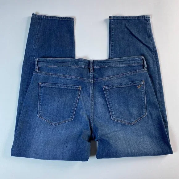 William Rast, blue mid rise Slim Straight jeans, size 12/31 - Picture 4 of 9